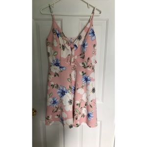 Pink Floral Dress NWT